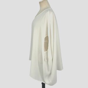 Patrizia Lucas White Oversize Tunic Top NWT‎